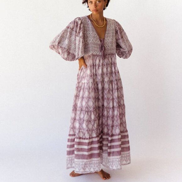 Daughter's of India Jasmine Maxi Dress in Size L - Picture 1 of 14
